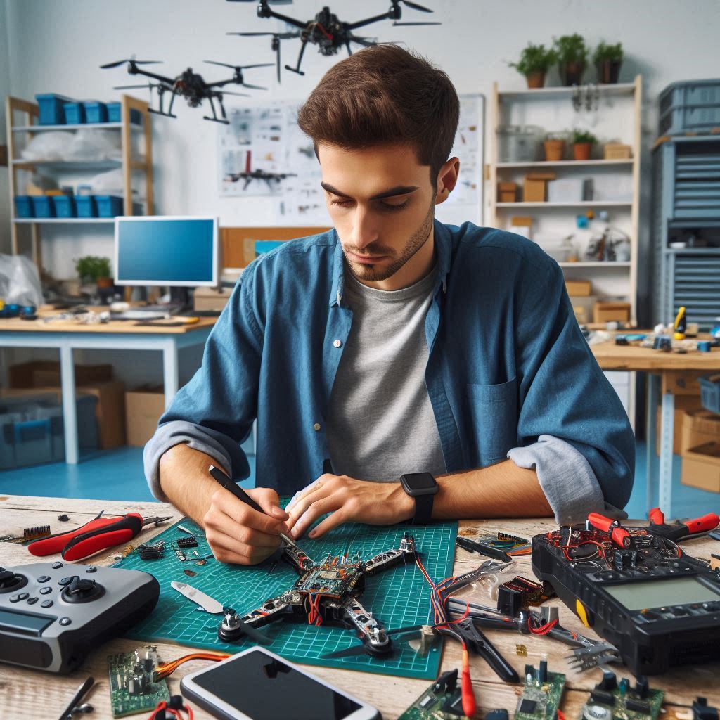 curso de manutenção de drone